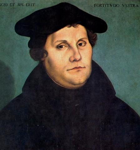 Martin Luther portresi - İhtiyar Lukas Cranach, 1529